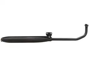 Echappement 25 mm sortie droite noir | Tomos Echappement 25 mm sortie droite noir | Tomos