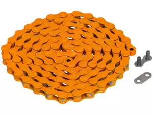 KMC orange pedal chain KMC orange pedal chain