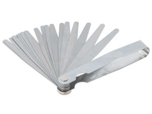 GPO Jeu de jauges à feuilles 0.05 - 1.00 mm 20 pcs. GPO Jeu de jauges à feuilles 0.05 - 1.00 mm 20 pcs.