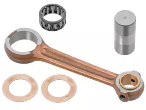 Mazzucchelli bielle avec axe en bronze 12 mm | Piaggio Ciao, SI, Bravo, Boxer Mazzucchelli bielle avec axe en bronze 12 mm | Piaggio Ciao, SI, Bravo, Boxer