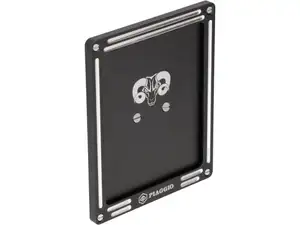 66HEROES Cadre de numérotation Custom "Piaggio" noir (version DE) 66HEROES Cadre de numérotation Custom "Piaggio" noir (version DE)