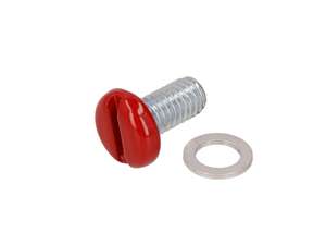 Oil level screw engine red | Zündapp Bergsteiger / Alpa Chopper / Malaguti Fifty Oil level screw engine red | Zündapp Bergsteiger / Alpa Chopper / Malaguti Fifty