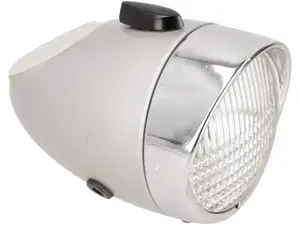 Union Eierlampe Ø 92 mm avec interrupteur (fixation centrale) argent NOS Union Eierlampe Ø 92 mm avec interrupteur (fixation centrale) argent NOS