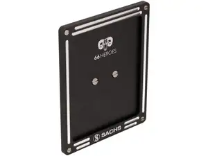 66HEROES Cadre de numérotation Custom "Sachs" noir (version DE) 66HEROES Cadre de numérotation Custom "Sachs" noir (version DE)