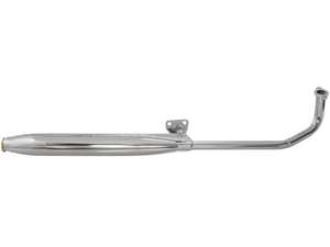 Echappement 25 mm sortie droite chrome | Tomos Echappement 25 mm sortie droite chrome | Tomos