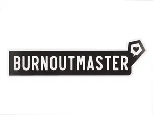 mk-Merch autocollant "BURNOUTMASTER" 25 x 100 mm mk-Merch autocollant "BURNOUTMASTER" 25 x 100 mm