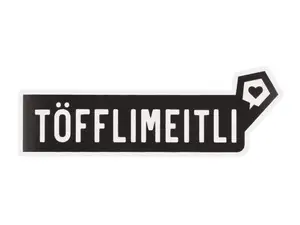 mk-Merch autocollant "TÖFFLIMEITLI" 25 x 100 mm mk-Merch autocollant "TÖFFLIMEITLI" 25 x 100 mm