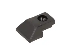 CIF kick plate end piece black, with hole | Vespa P80X, P125X, P150X, P150S, P200E CIF kick plate end piece black, with hole | Vespa P80X, P125X, P150X, P150S, P200E